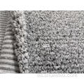 100% poliéster melange stripe Sherpa Fleece Knitting Fabric